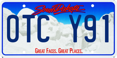 SD license plate 0TCY91