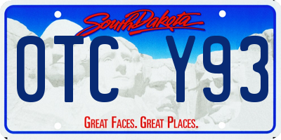 SD license plate 0TCY93