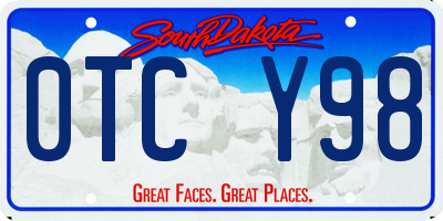 SD license plate 0TCY98