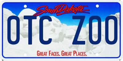 SD license plate 0TCZ00