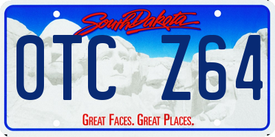 SD license plate 0TCZ64