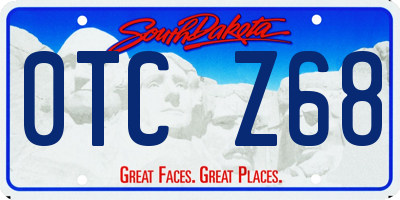 SD license plate 0TCZ68