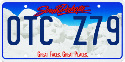 SD license plate 0TCZ79