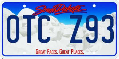 SD license plate 0TCZ93