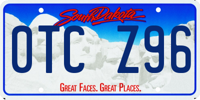 SD license plate 0TCZ96