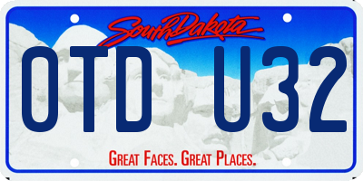 SD license plate 0TDU32