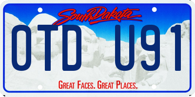 SD license plate 0TDU91