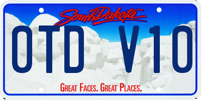 SD license plate 0TDV10