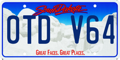 SD license plate 0TDV64