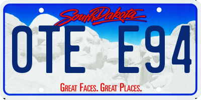 SD license plate 0TEE94