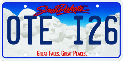 SD license plate 0TEI26