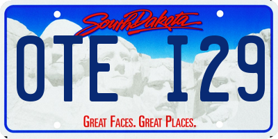 SD license plate 0TEI29