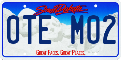 SD license plate 0TEM02