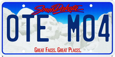 SD license plate 0TEM04