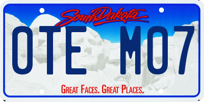 SD license plate 0TEM07