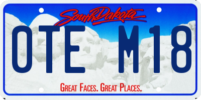 SD license plate 0TEM18