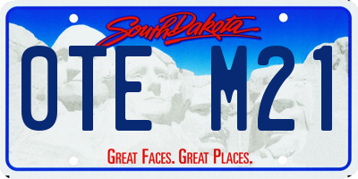 SD license plate 0TEM21