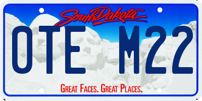 SD license plate 0TEM22