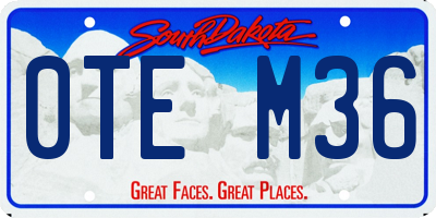 SD license plate 0TEM36