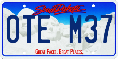 SD license plate 0TEM37