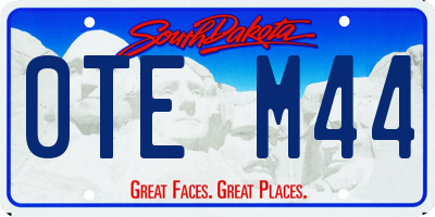 SD license plate 0TEM44