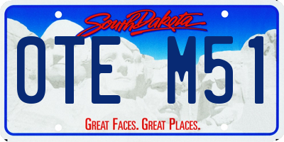 SD license plate 0TEM51