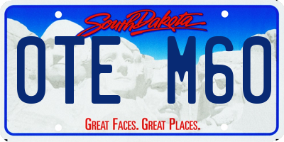 SD license plate 0TEM60