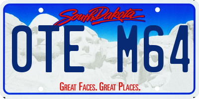 SD license plate 0TEM64