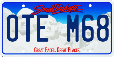 SD license plate 0TEM68
