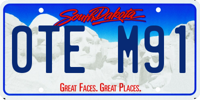 SD license plate 0TEM91
