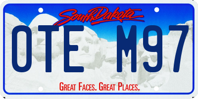 SD license plate 0TEM97