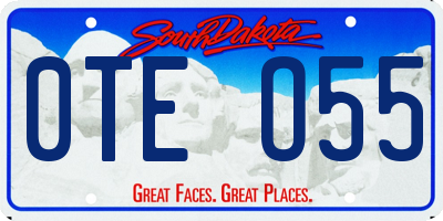 SD license plate 0TEO55