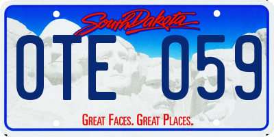 SD license plate 0TEO59