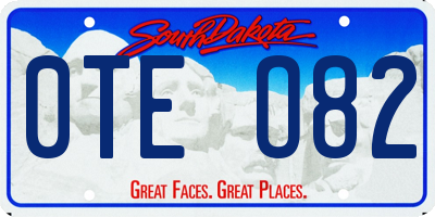 SD license plate 0TEO82