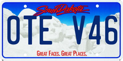 SD license plate 0TEV46
