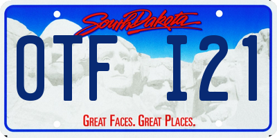 SD license plate 0TFI21
