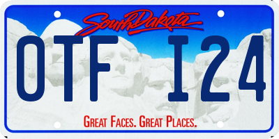 SD license plate 0TFI24