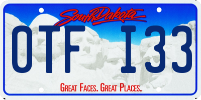 SD license plate 0TFI33