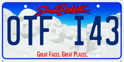 SD license plate 0TFI43