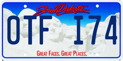SD license plate 0TFI74