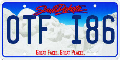 SD license plate 0TFI86