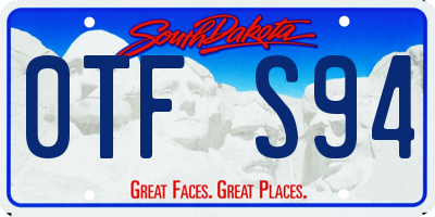 SD license plate 0TFS94