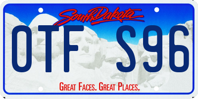 SD license plate 0TFS96