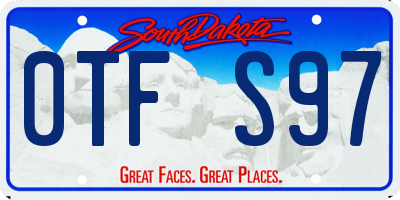 SD license plate 0TFS97