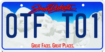 SD license plate 0TFT01