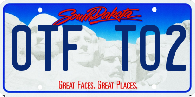 SD license plate 0TFT02