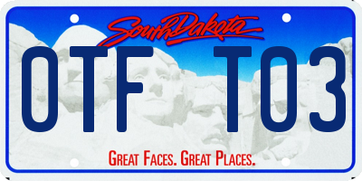 SD license plate 0TFT03
