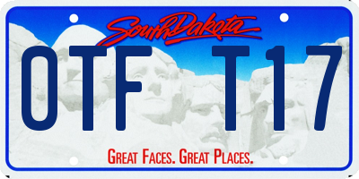 SD license plate 0TFT17