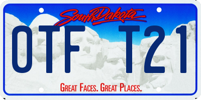 SD license plate 0TFT21