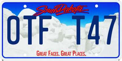 SD license plate 0TFT47